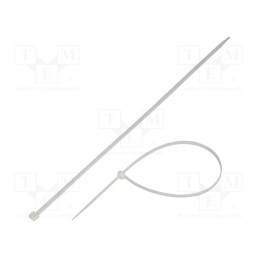 100 pcs x FIX&FASTEN - FIX-S-9.0X650/N - Cable tie, L: 650mm, W: 9mm, polyamide, 778N, natural, Ømax: 190mm