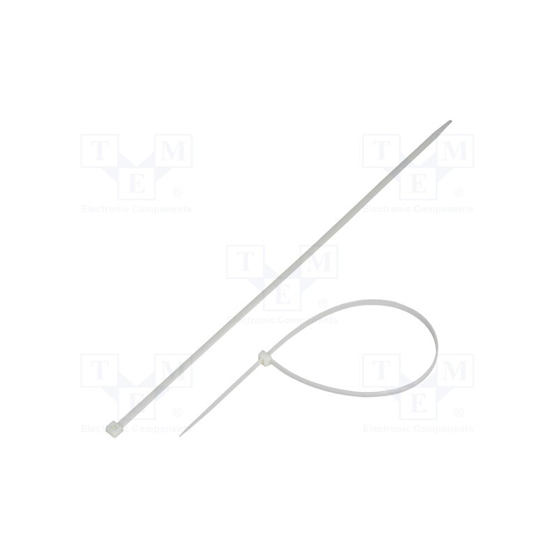 100 pcs x FIX&FASTEN - FIX-S-9.0X650/N - Cable tie, L: 650mm, W: 9mm, polyamide, 778N, natural, Ømax: 190mm