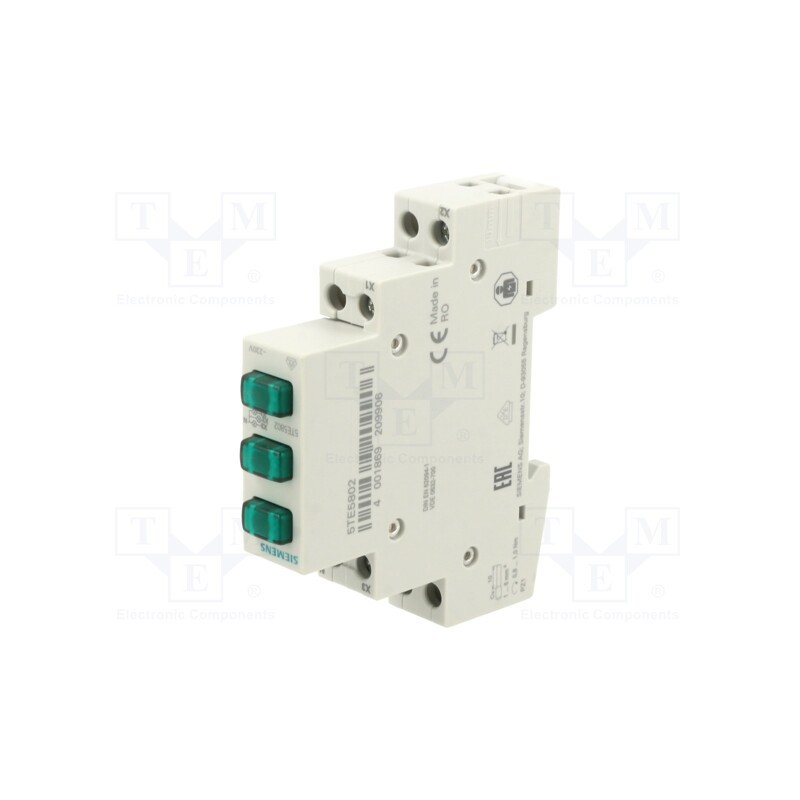 1 pcs x SIEMENS - 5TE5802 - Module: voltage indicator, 230VAC, for DIN rail mounting