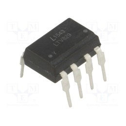2 pcs x LITEON - LTV-829 - Optocoupler, THT, Ch: 2, OUT: transistor, Uinsul: 5kV, Uce: 50V, DIP8