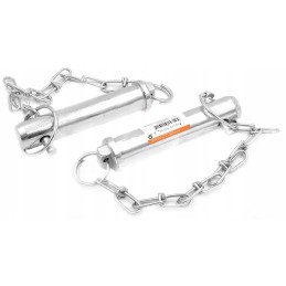 Straight pin with tractor hitch 25mm x 120mm