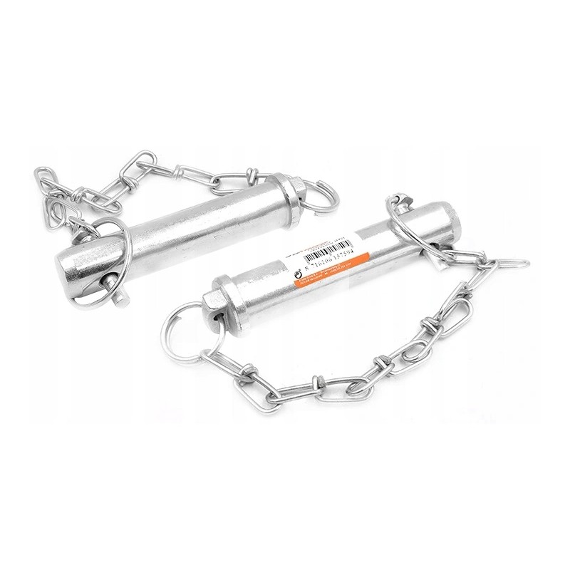 Straight pin with tractor hitch 25mm x 120mm