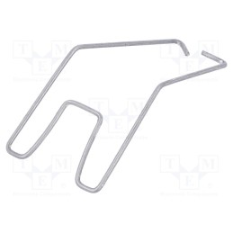 10 pcs x RELPOL - GZ80 1001 - Fastening clip, GZ80, OEM: 2002635