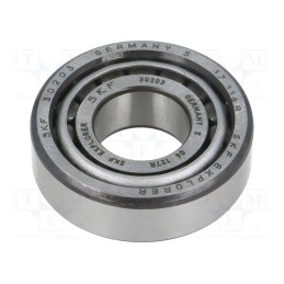 1 pcs x SKF - 30203 SKF - Bearing: tapered roller, Øint: 17mm, Øout: 40mm, W: 13.25mm