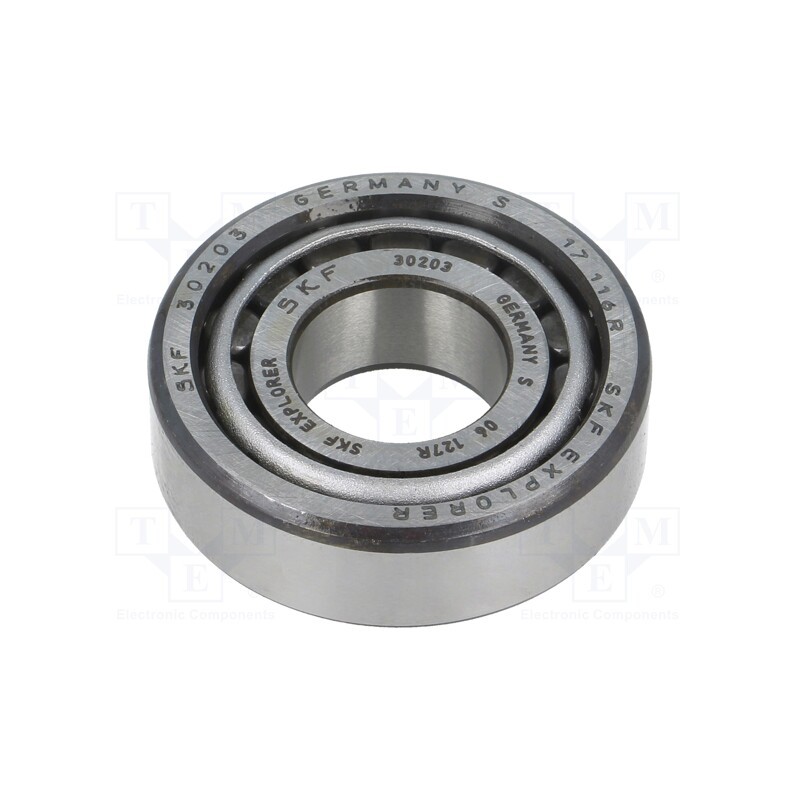 1 pcs x SKF - 30203 SKF - Bearing: tapered roller, Øint: 17mm, Øout: 40mm, W: 13.25mm