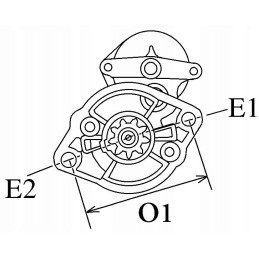 HC cargo starter 111197 12v 2 0kw