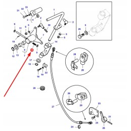 Va196778 compression spring for the reverse lever