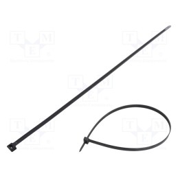 100 pcs x FIX&FASTEN - FIX-S-9.0X550/BK - Cable tie, L: 550mm, W: 9mm, polyamide, 778N, black, Ømax: 155mm