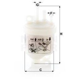 Mann hummel wk 53 fuel filter