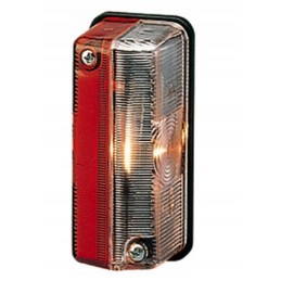 Side marker light 24v lp white red hella