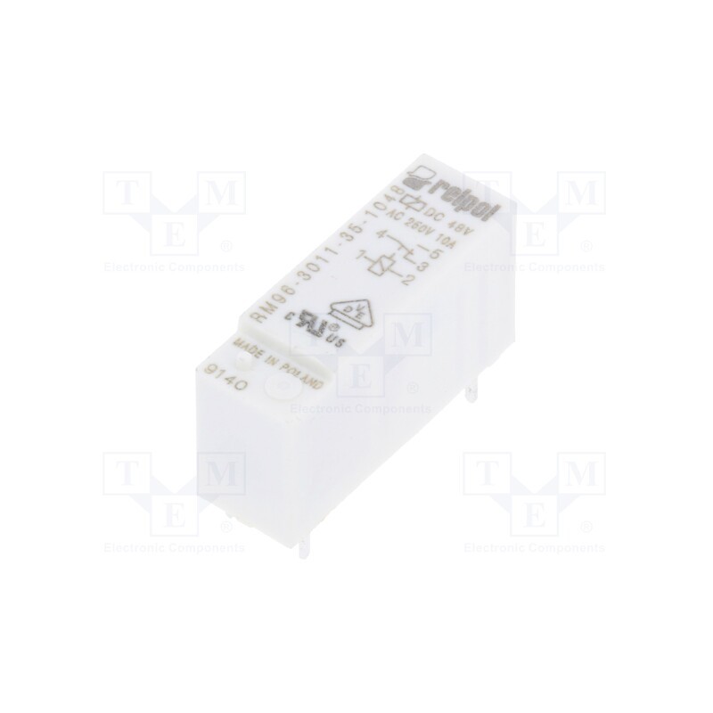 1 pcs x RELPOL - RM96-3011-35-1048 - Relay: electromagnetic, SPDT, Ucoil: 48VDC, 8A, 8A/250VAC, 8A/24VDC