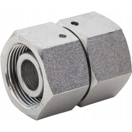 Straight connector with nuts m26x1 5 18l snv18lgp go