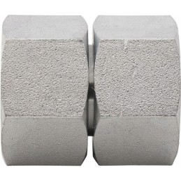 Straight connector with nuts m26x1 5 18l snv18lgp go