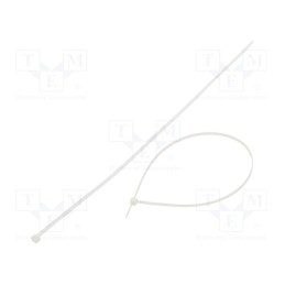 100 pcs x FIX&FASTEN - FIX-S-4.8X450/N - Cable tie, L: 450mm, W: 4.8mm, polyamide, 222N, natural, Ømax: 130mm