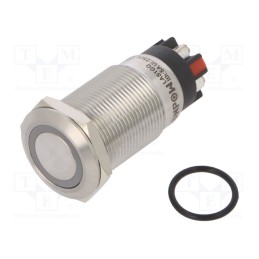 1 pcs x ONPOW - LAS1GQF-11ZE/L/R/12V/S - Switch: vandal resistant, Pos: 2, SPDT, 3A/220VAC, 5A/24VDC, IP65