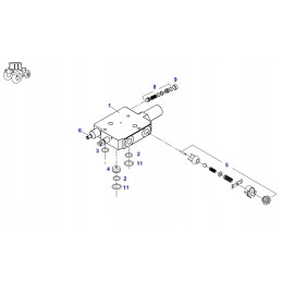 G411961020032 hydraulic distributor