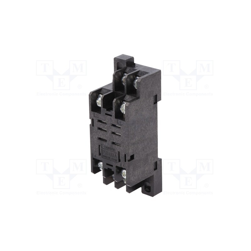1 pcs x OMRON - PTF08A - Socket, PIN: 8, 15A, 250VAC, H: 30mm, W: 28.5mm, screw terminals
