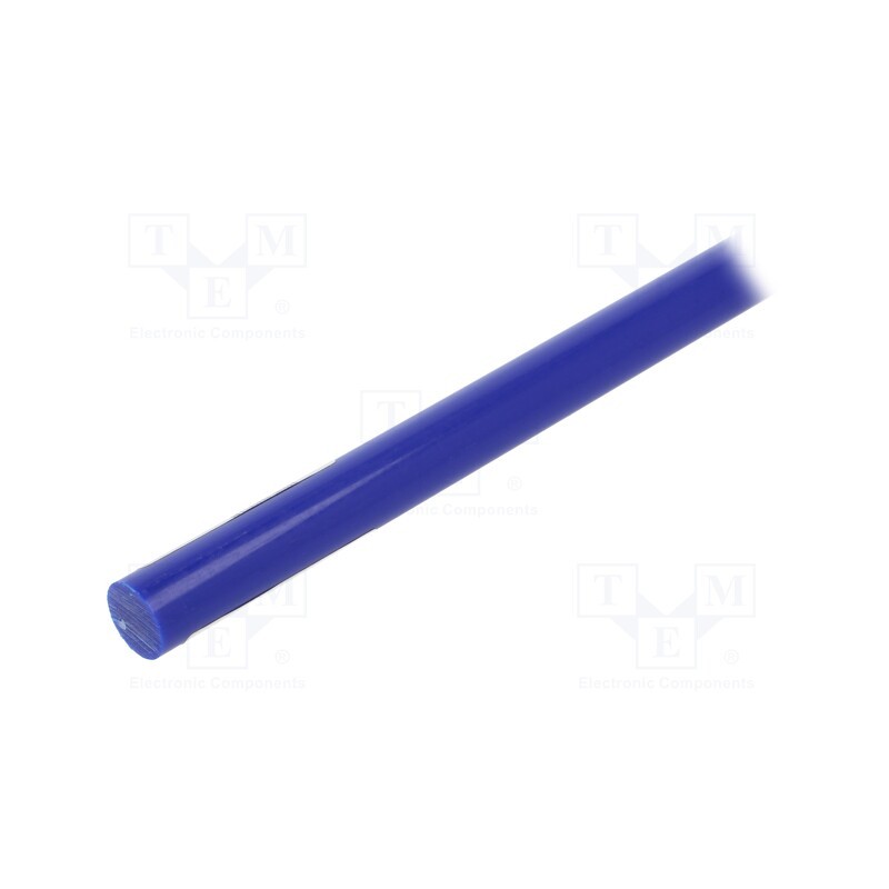 1 pcs x MITSUBISHI CHEMICAL ADV. MATERIALS - 21001292L020050000 - Rod, Ø: 20mm, L: 500mm, blue, extruded, Length tolerance: 0, +