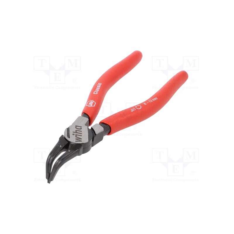 1 pcs x WIHA - 26785 - Pliers, for circlip, internal, 8÷13mm, Pliers len: 139mm, angular
