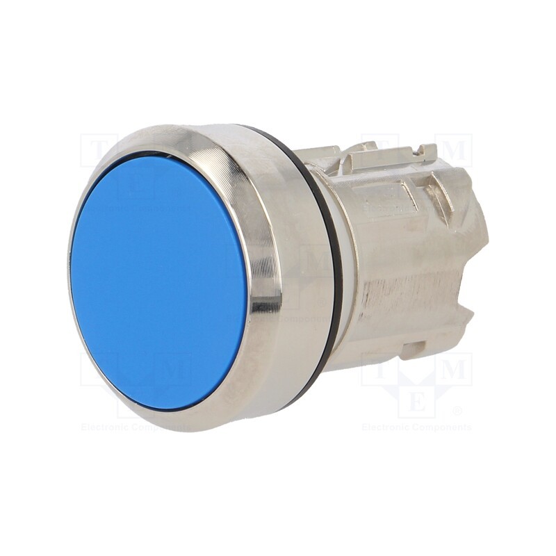 1 pcs x SIEMENS - 3SU1050-0AA50-0AA0 - Switch: push-button, 22mm, Stabl.pos: 2, blue, none, IP67, flat