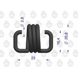 Brake disc spring 10 pcs c 385 ursus