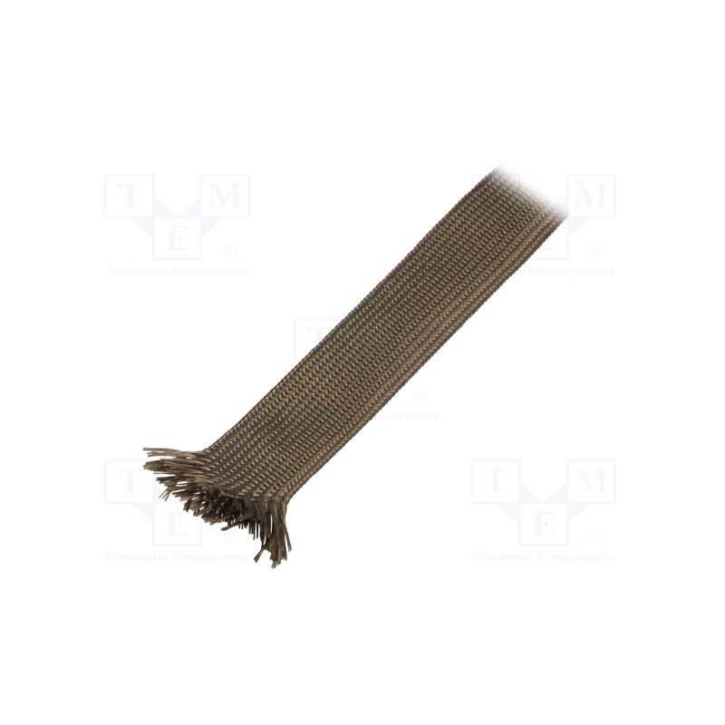 100 m x FAVIER - TBA-4-KH-100 - Insulating tube, basalt fiber, khaki, -260÷560°C, Øint: 4mm, TBA