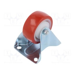 1 pcs x RADER - TPE-POPUB 80K1 - Transport wheel, Ø: 80mm, W: 32mm, H: 105mm, rigid, 150kg, POPUB