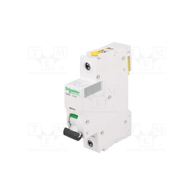 1 pcs x SCHNEIDER ELECTRIC - A9F07104 - Circuit breaker, 230VAC, Inom: 4A, Poles: 1, for DIN rail mounting