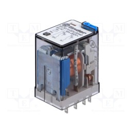 1 pcs x FINDER - 55.32.9.024.0040 - Relay: electromagnetic, DPDT, Ucoil: 24VDC, Icontacts max: 20A