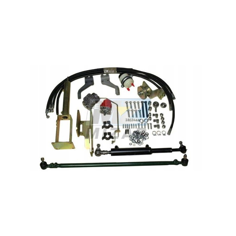 Power steering C 330 cylinder via flat axle compressor