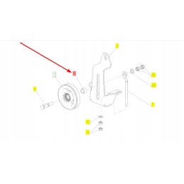 100022422 pulley spacer sleeve