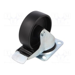 1 pcs x RADER - KPE-Z 100S-HC - Transport wheel, Ø: 100mm, W: 35mm, H: 128mm, torsional with lock