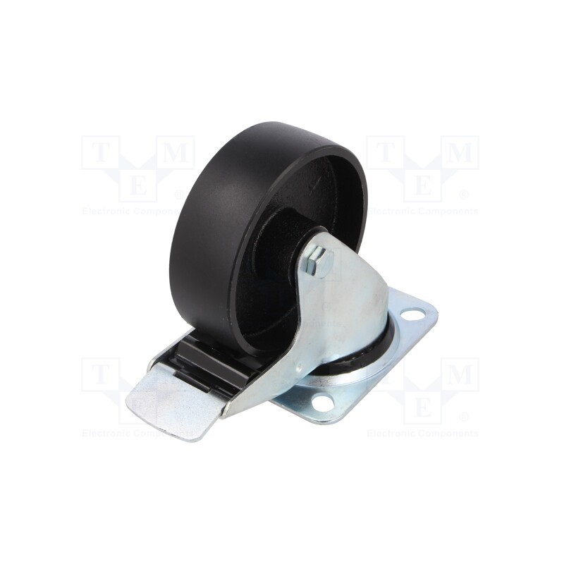 1 pcs x RADER - KPE-Z 100S-HC - Transport wheel, Ø: 100mm, W: 35mm, H: 128mm, torsional with lock