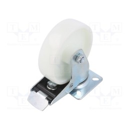 1 pcs x RADER - KPE-PPB 125S-HC - Transport wheel, Ø: 125mm, W: 37mm, H: 156mm, torsional with lock