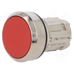 1 pcs x SIEMENS - 3SU1050-0AA20-0AA0 - Switch: push-button, 22mm, Stabl.pos: 2, red, none, IP67, flat, Pos: 2