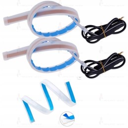 2in1 LED daytime running lights floating turn signal 60