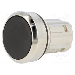 1 pcs x SIEMENS - 3SU1050-0AA10-0AA0 - Switch: push-button, 22mm, Stabl.pos: 2, black, none, IP67, flat