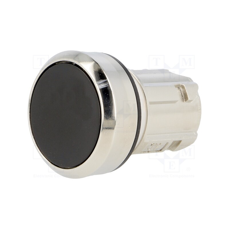 1 pcs x SIEMENS - 3SU1050-0AA10-0AA0 - Switch: push-button, 22mm, Stabl.pos: 2, black, none, IP67, flat