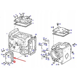 514100050170 clutch housing gasket