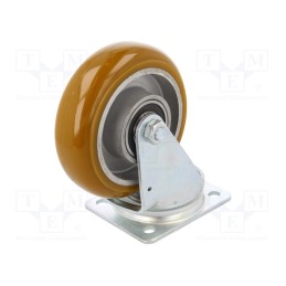 1 pcs x COLSON - JTAU 1252 6440 R - Transport wheel, Ø: 125mm, W: 40mm, H: 155mm, torsional, 250kg