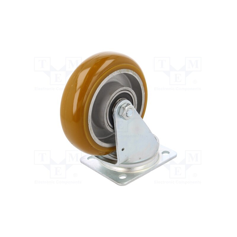 1 pcs x COLSON - JTAU 1252 6440 R - Transport wheel, Ø: 125mm, W: 40mm, H: 155mm, torsional, 250kg