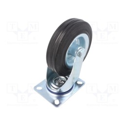 1 pcs x COLSON - JPSM 1251 2100 - Transport wheel, Ø: 125mm, W: 38mm, H: 156mm, torsional, 120kg, SM