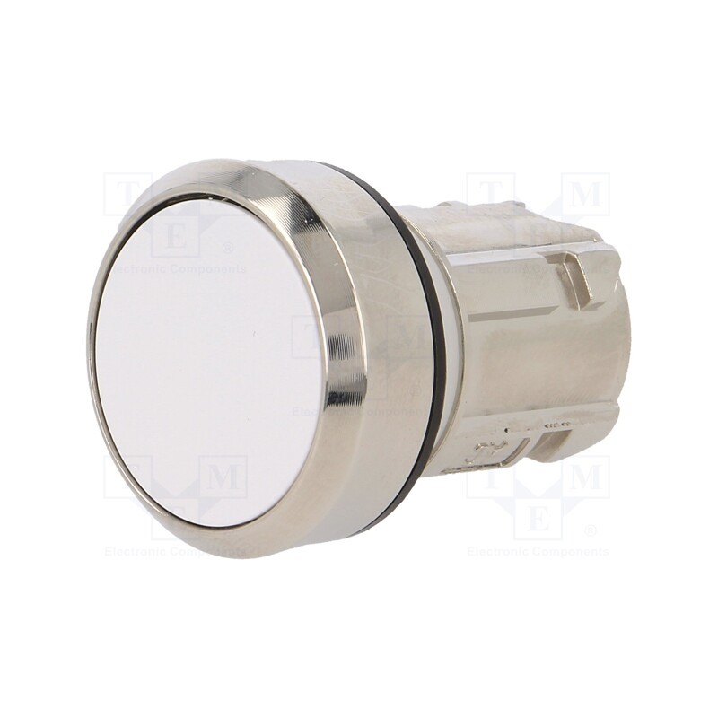 1 pcs x SIEMENS - 3SU1050-0AA60-0AA0 - Switch: push-button, 22mm, Stabl.pos: 2, white, none, IP67, flat