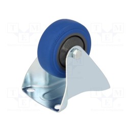 1 pcs x COLSON - FPPR 0801 5000 - Transport wheel, Ø: 80mm, W: 32mm, H: 105mm, rigid, 120kg