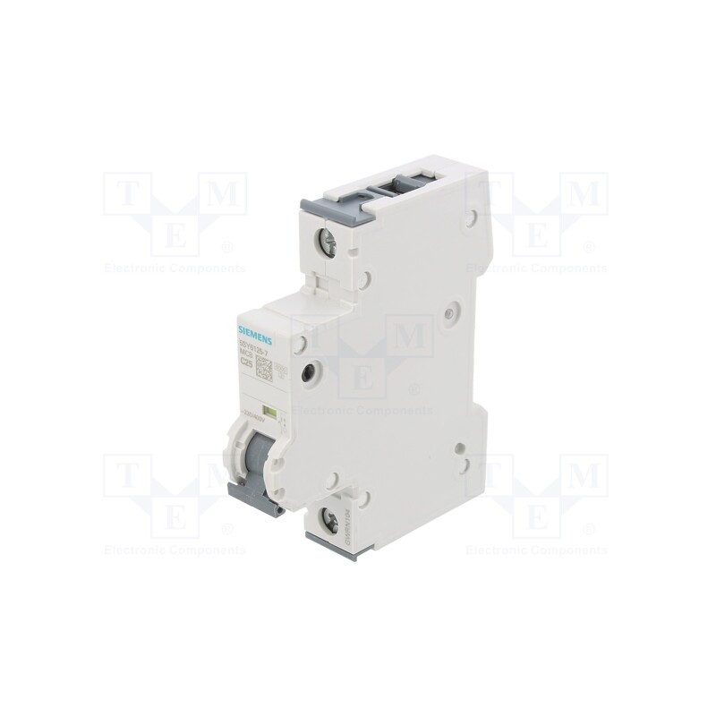 1 pcs x SIEMENS - 5SY6125-7 - Circuit breaker, 230/400VAC, Inom: 25A, Poles: 1, Charact: C, 6kA