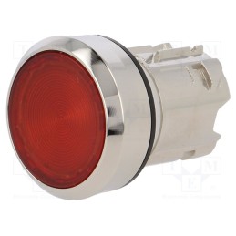 1 pcs x SIEMENS - 3SU1051-0AA20-0AA0 - Switch: push-button, 22mm, Stabl.pos: 2, red, IP67, flat, Pos: 2