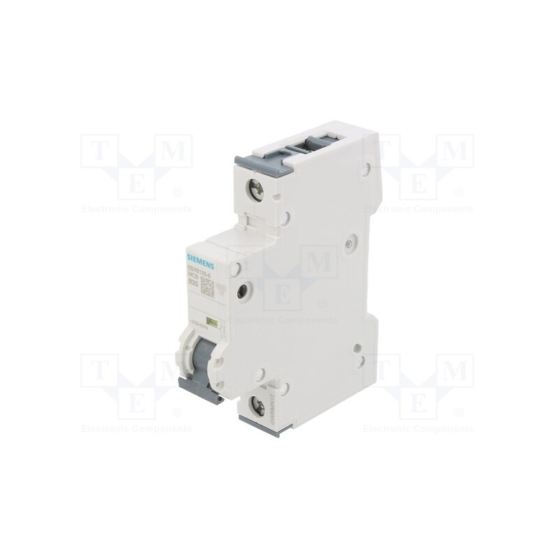 1 pcs x SIEMENS - 5SY6125-6 - Circuit breaker, 230/400VAC, Inom: 25A, Poles: 1, Charact: B, 6kA