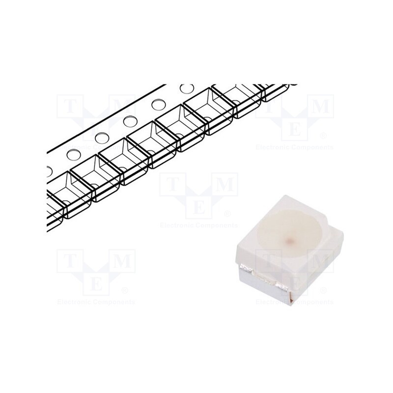 2 pcs x LITEON - LTST-T680QEWT - LED, SMD, 3528, red, 560÷1400mcd, 3.5x2.8x1.9mm, 120°, 1.8÷2.4V
