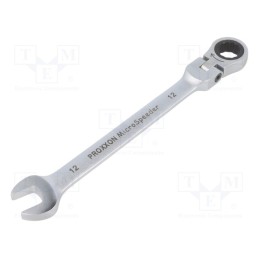 1 pcs x PROXXON - 23049 - Wrench, combination spanner,with joint, 12mm, MicroSpeeder