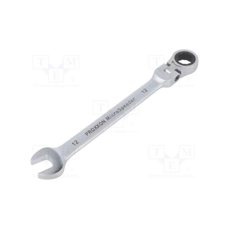1 pcs x PROXXON - 23049 - Wrench, combination spanner,with joint, 12mm, MicroSpeeder